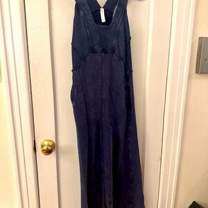 Stylish Navy Blue Maxi Dress